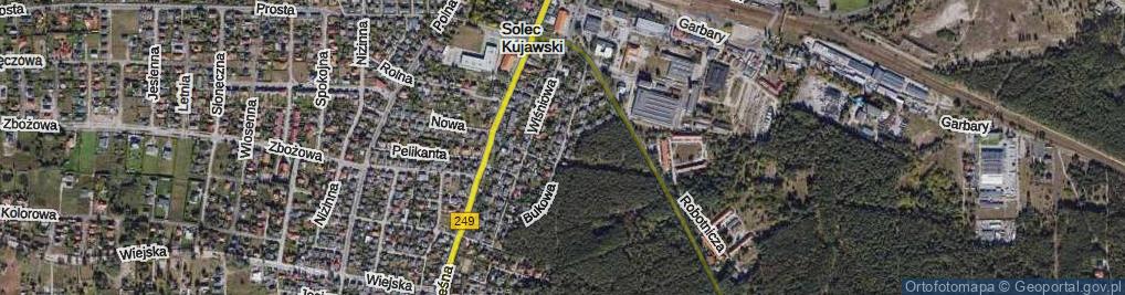 Zdjęcie satelitarne Bukowa ul.